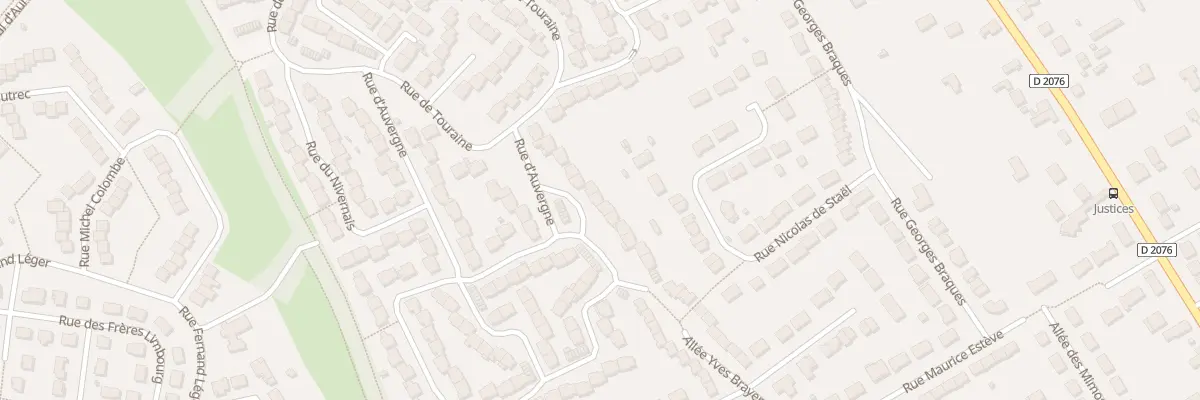 Plan du 86 Rue d’Auvergne à Bourges