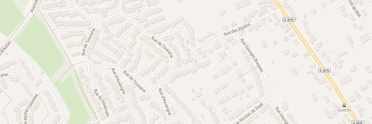 Plan du 20 Rue du Limousin à Bourges