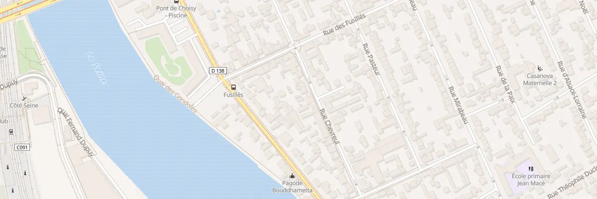 Plan du 36 Rue Chevreul à Choisy-le-Roi