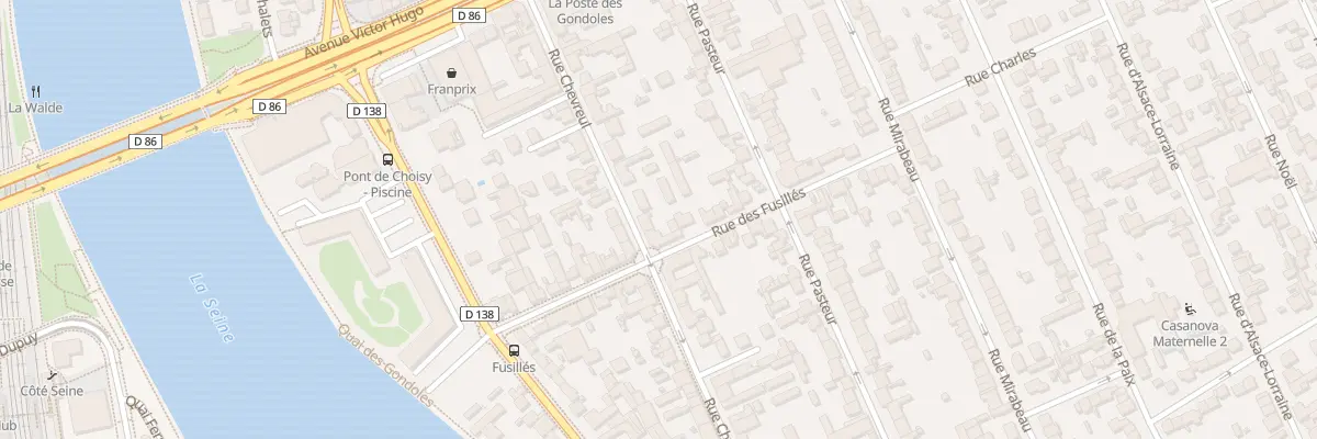 Plan du 21 Rue Chevreul à Choisy-le-Roi