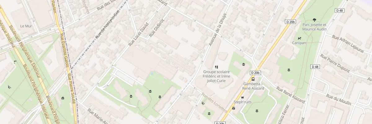 Plan du 77 Av de la Dhuys à Bagnolet