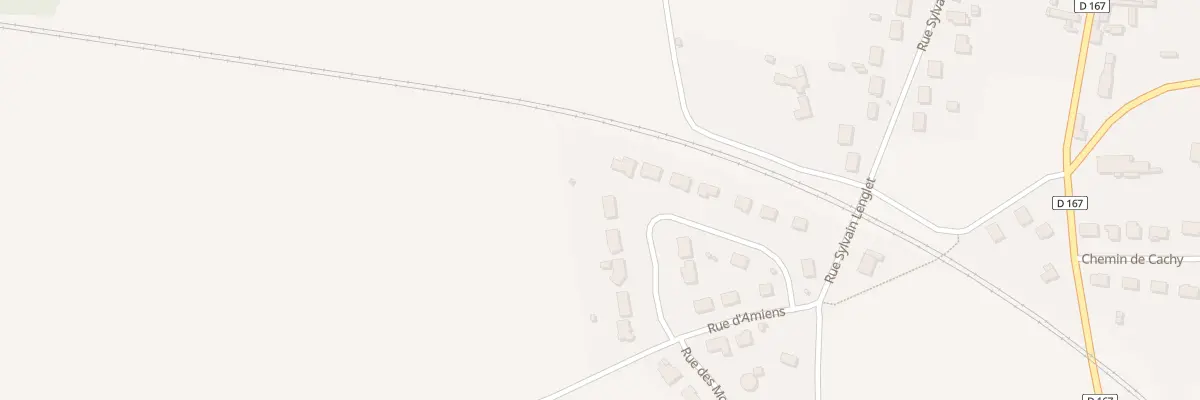 Plan du 18 Rue des Jardins à Blangy-Tronville