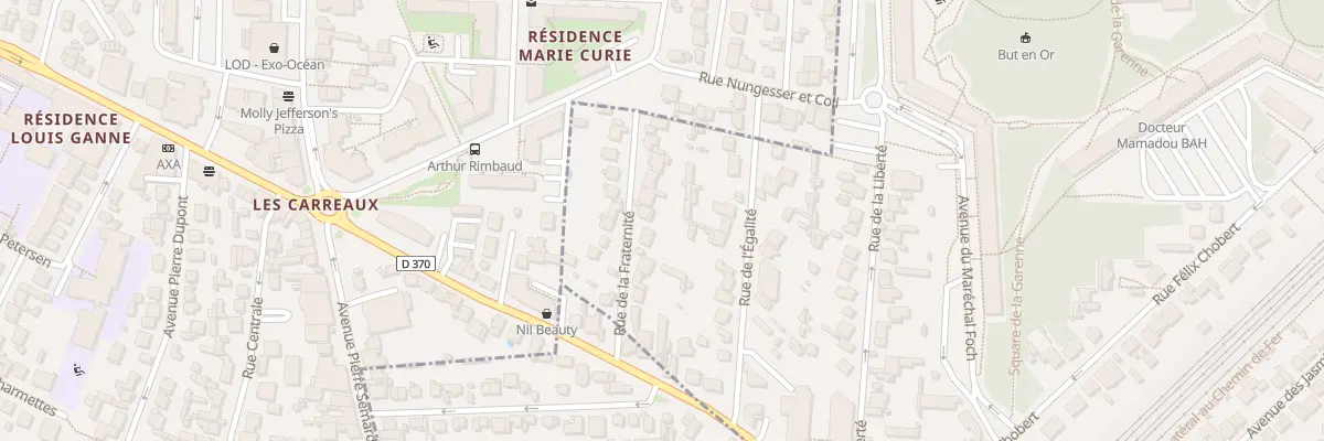 Plan du 14 Rue de la Fraternité à Gonesse