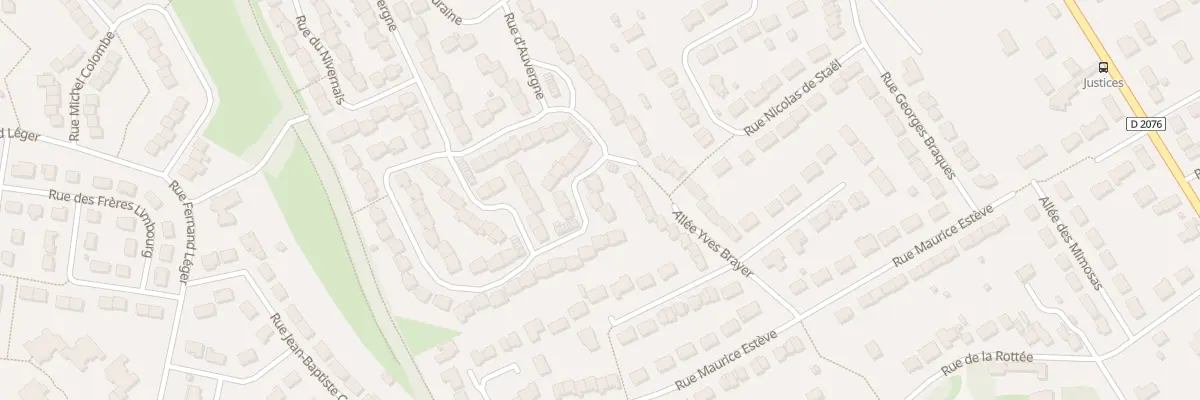 Plan du 70 Rue d’Auvergne à Bourges