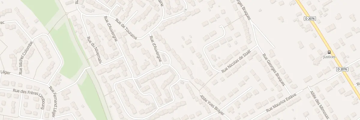 Plan du 82 Rue d’Auvergne à Bourges