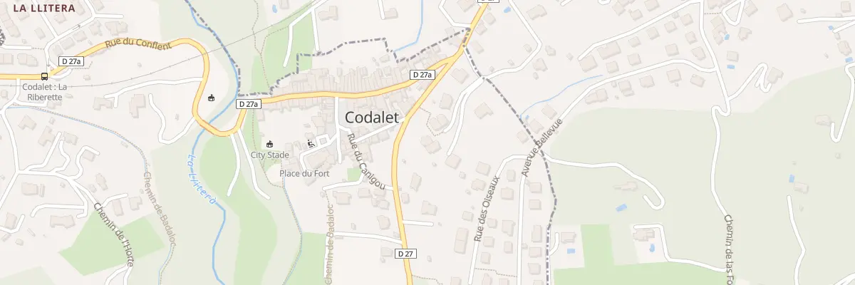 Plan du 3 Che de Nougarol à Codalet