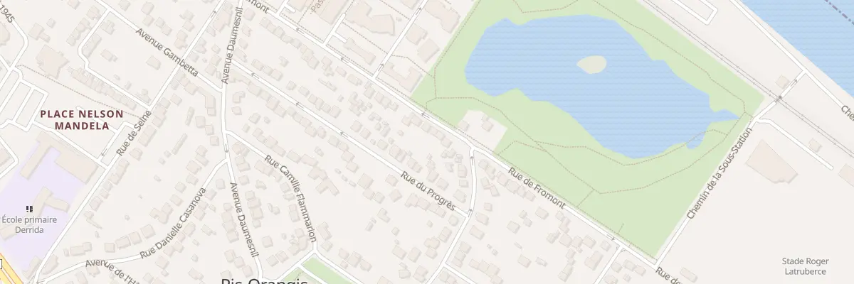 Plan du 43 Rue de Fromont à Ris-Orangis