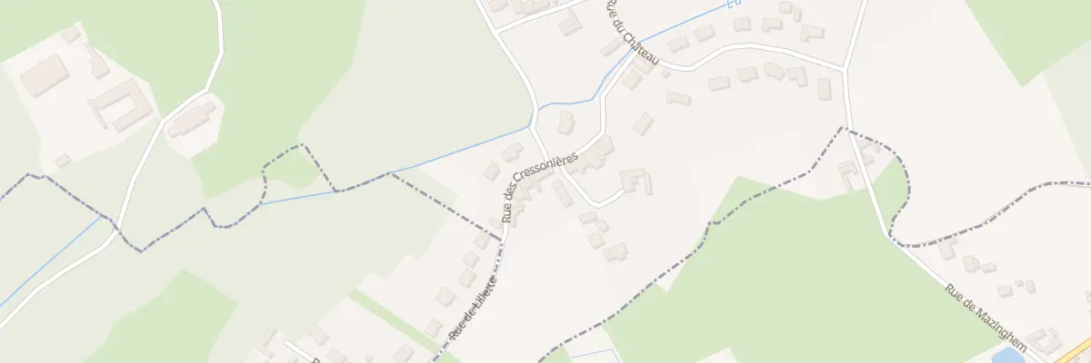 Plan du 141 Rue des Cressonnières à Mazinghem