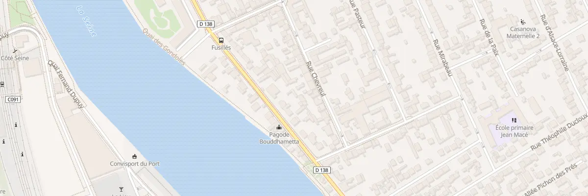Plan du 55 Av Villeneuve Saint Georges à Choisy-le-Roi