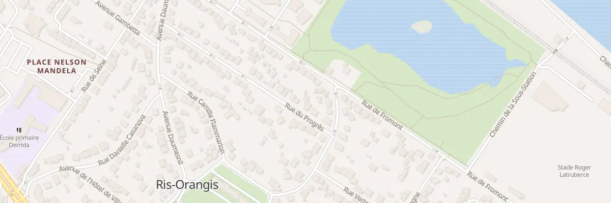 Plan du 10 Rue du Progrès à Ris-Orangis