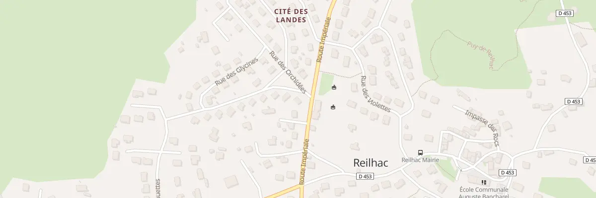 Plan du 1 Rue des Glycines à Reilhac