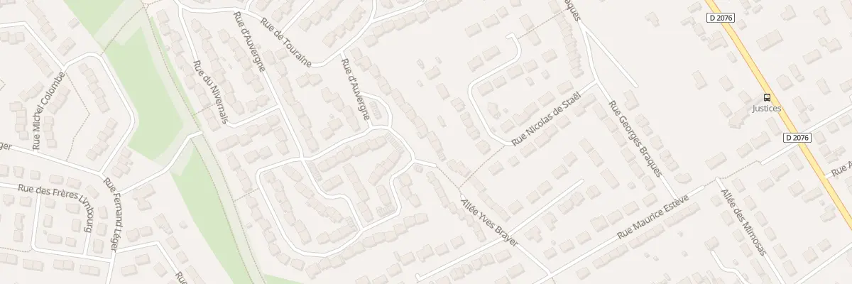 Plan du 76 Rue d’Auvergne à Bourges