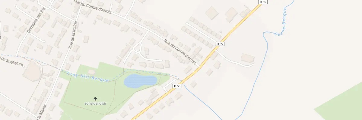 Plan du 3 Rue du Comte d’Artois à Arnèke