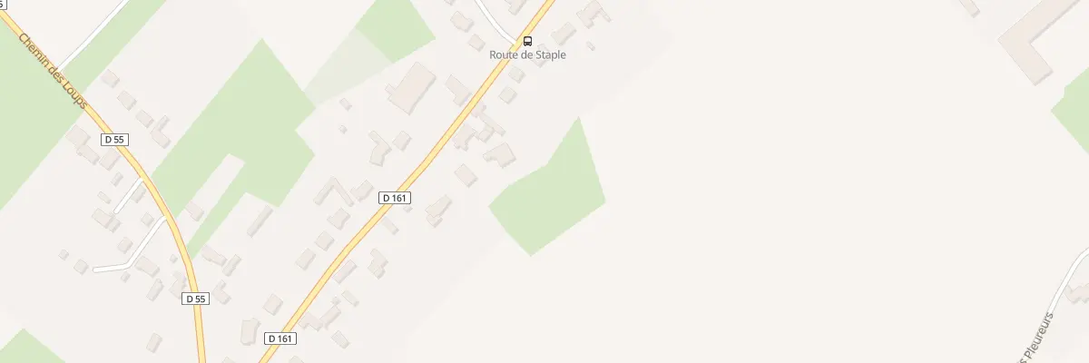 Plan du 990 Rte de Staple à Ebblinghem