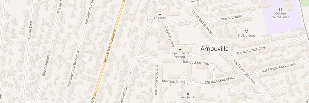 Plan du 104 Rue Jean Jaurès à Arnouville