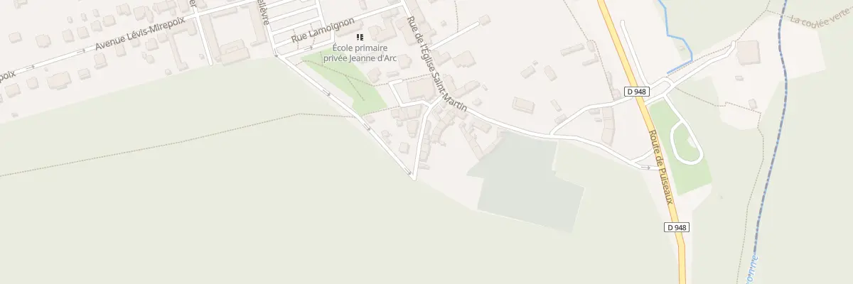 Plan du 15 Rue du Château au Malesherbois
