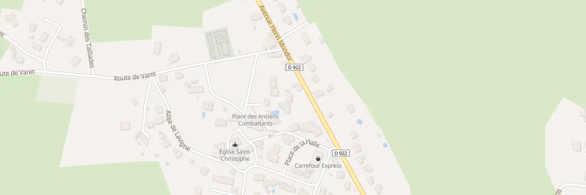 Plan du 29 Av Henri Mondor à Naucelles
