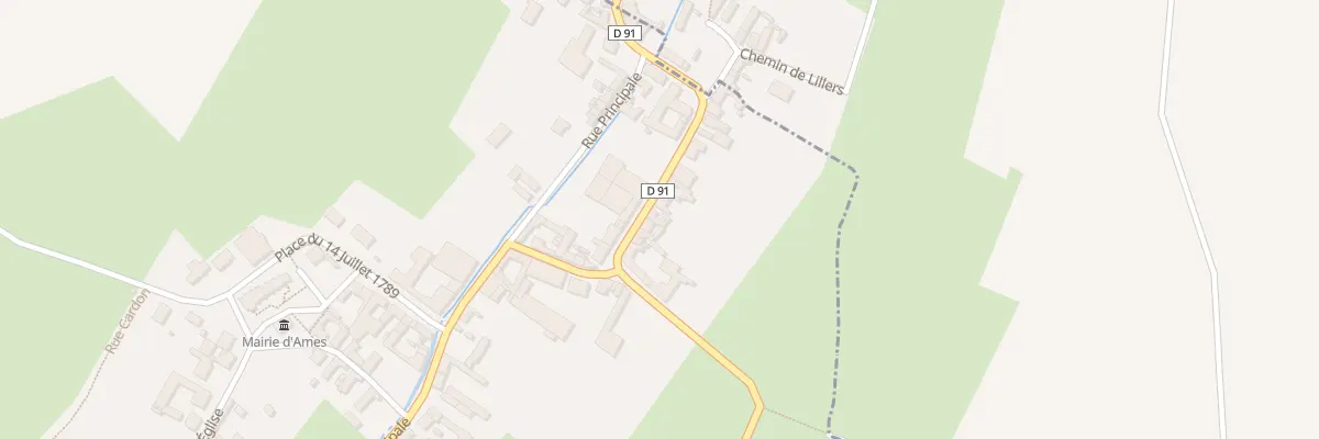 Plan du 19 Rue de Ferfay à Ames