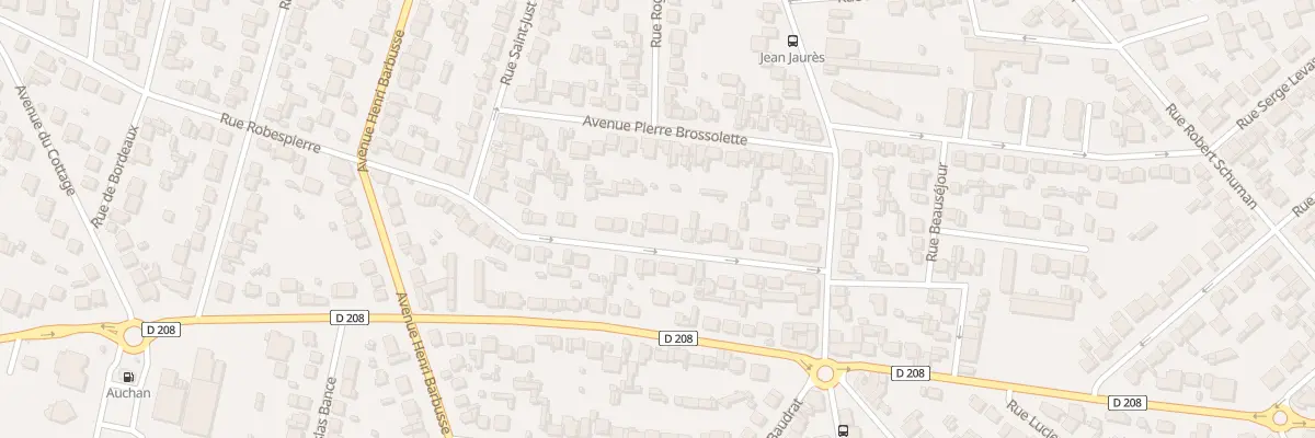 Plan du 16B Rue Robespierre à Arnouville