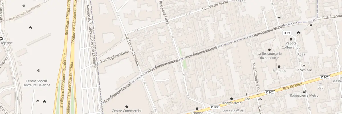 Plan du 274 Rue Etienne Marcel à Bagnolet