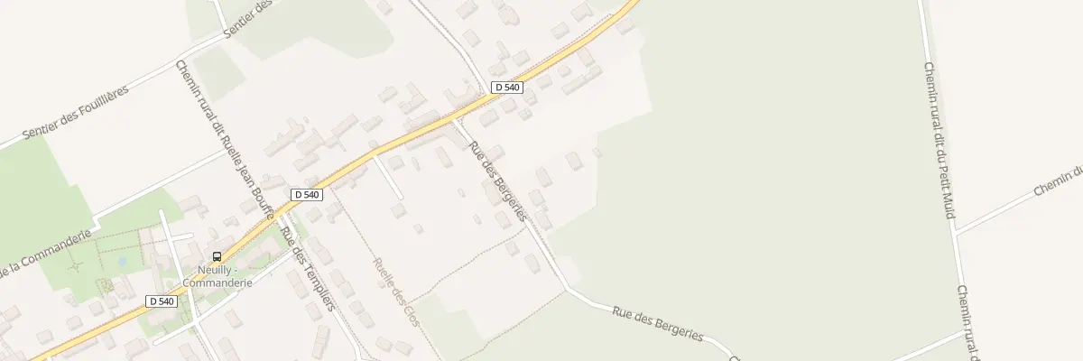 Plan du 85 Rue des Bergeries à Neuilly-sous-Clermont
