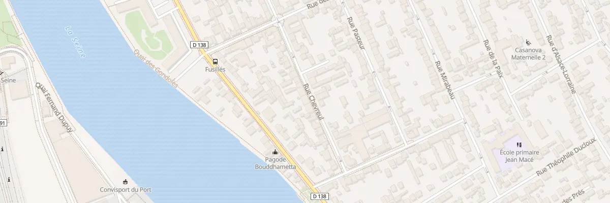 Plan du 44 Rue Chevreul à Choisy-le-Roi