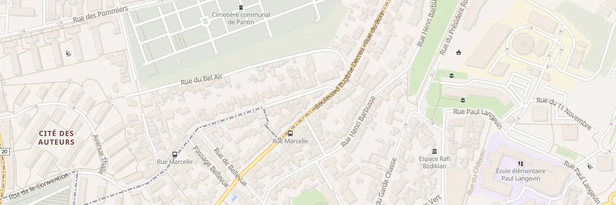 Plan du 135 Rue du Bois à Pantin