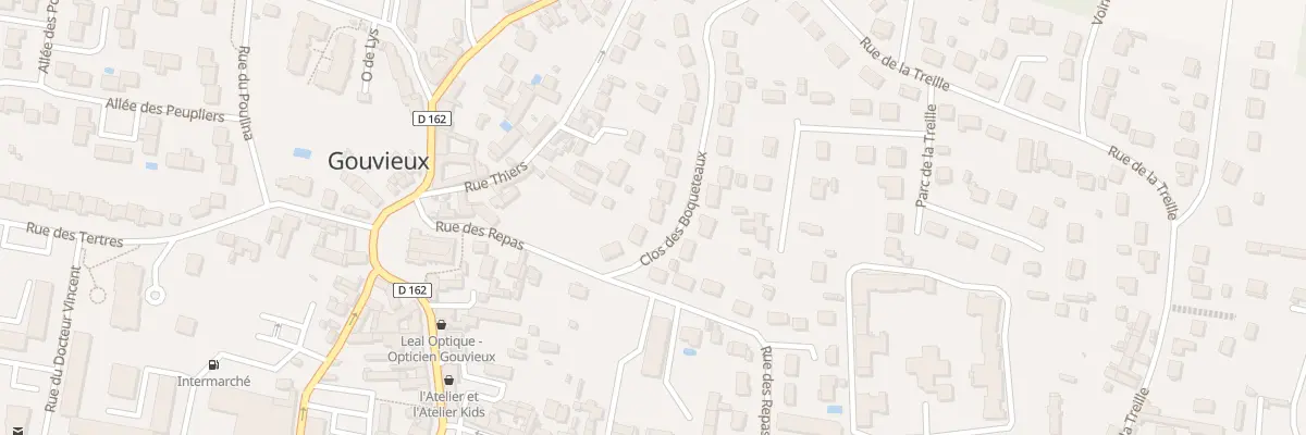 Plan du 5 Rue du Clos des Boqueteaux à Gouvieux