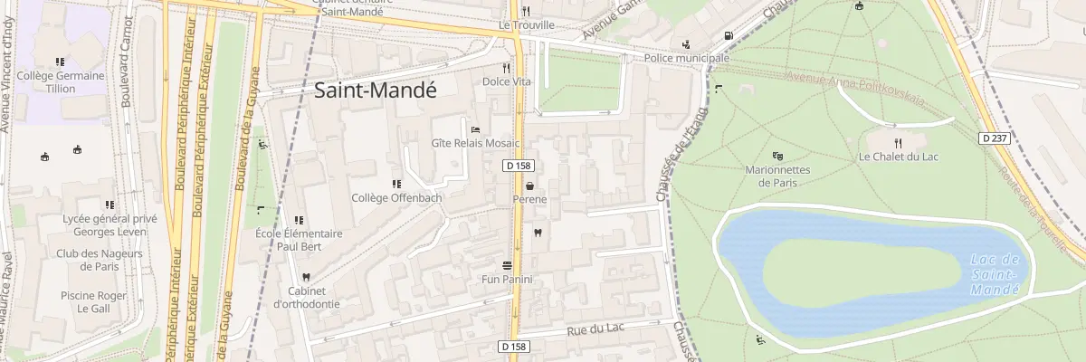 Plan du 29 Av du Gen de Gaulle à Saint-Mandé