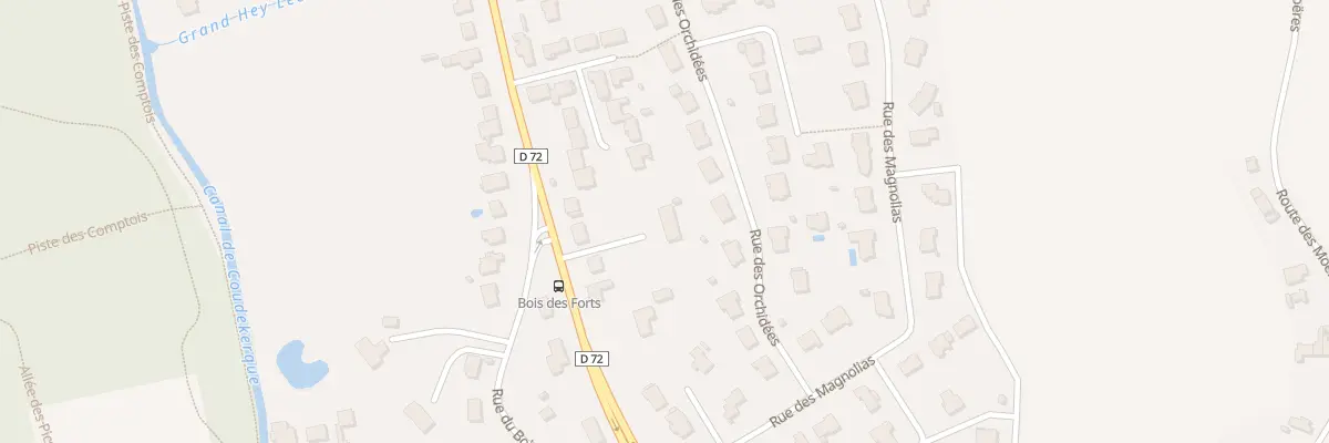 Plan du 99 Rue Principale CD 72 à Téteghem-Coudekerque-Village