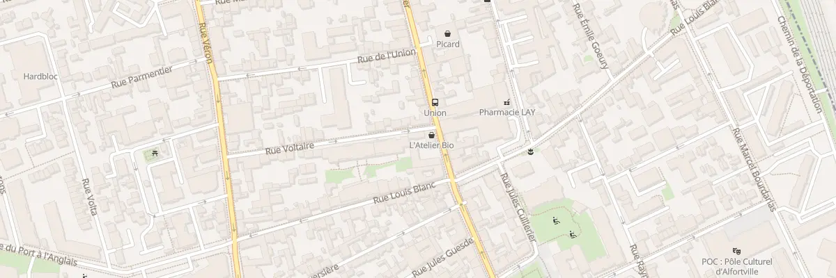 Plan du 26 Rue Voltaire à Alfortville