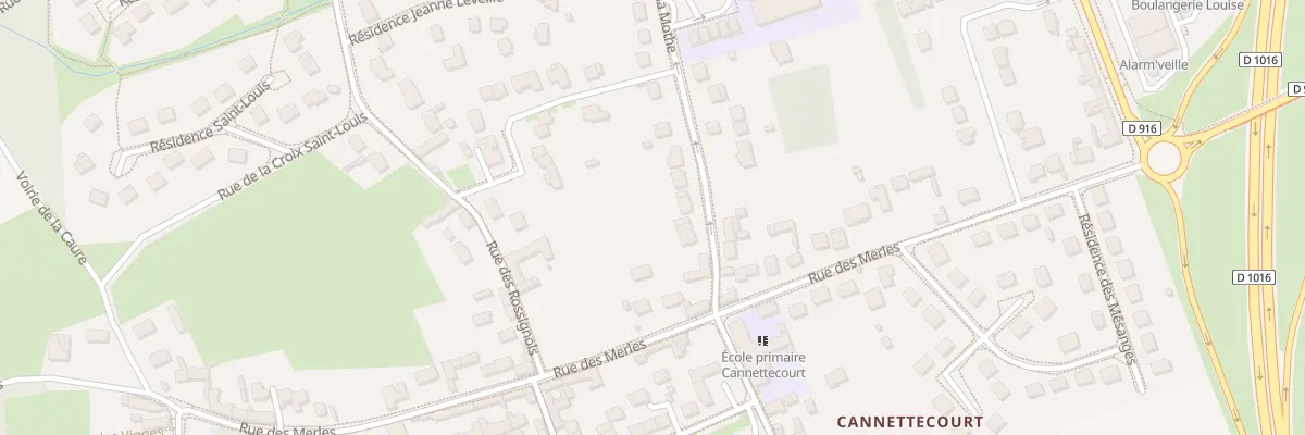 Plan du 5 Rue de la Mothe à Breuil-le-Vert