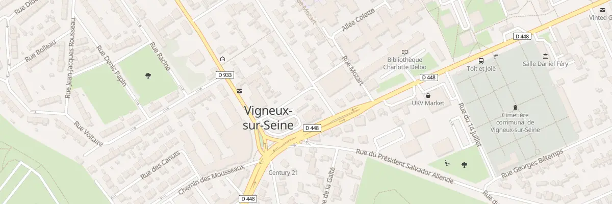 Plan du 54 Rue de la Cote d’Or à Vigneux-sur-Seine