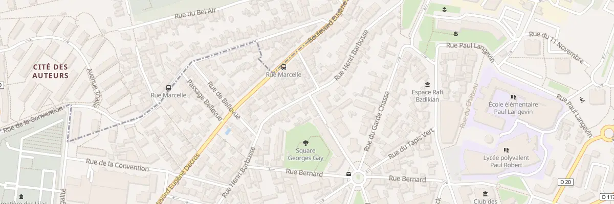 Plan du 80 Rue Henri Barbusse aux Lilas