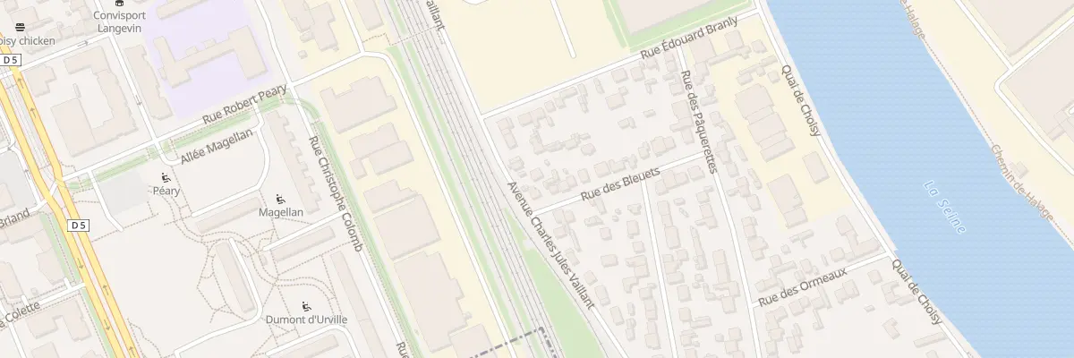 Plan du 37 Av Charles J Vaillant à Choisy-le-Roi