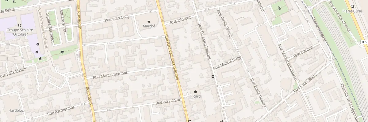 Plan du 123 Rue Vaillant Couturier à Alfortville