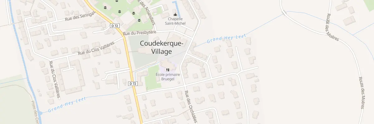 Plan du 13 Rue Claudie André-Deshays à Téteghem-Coudekerque-Village