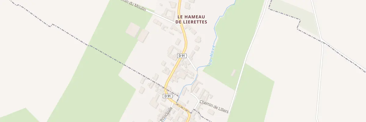 Plan du 29 Le Hameau de Lierettes à Lières