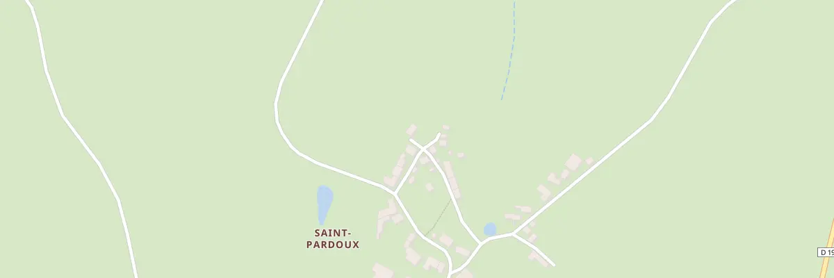 Plan du 2 Saint Pardoux à Sannat