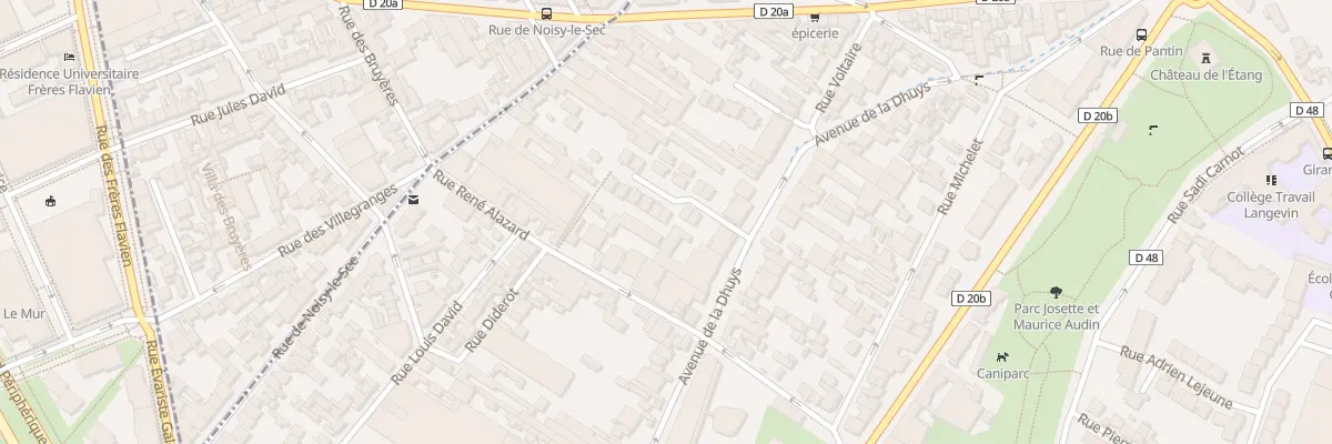 Plan du 3 All de l’Oree des Lilas à Bagnolet