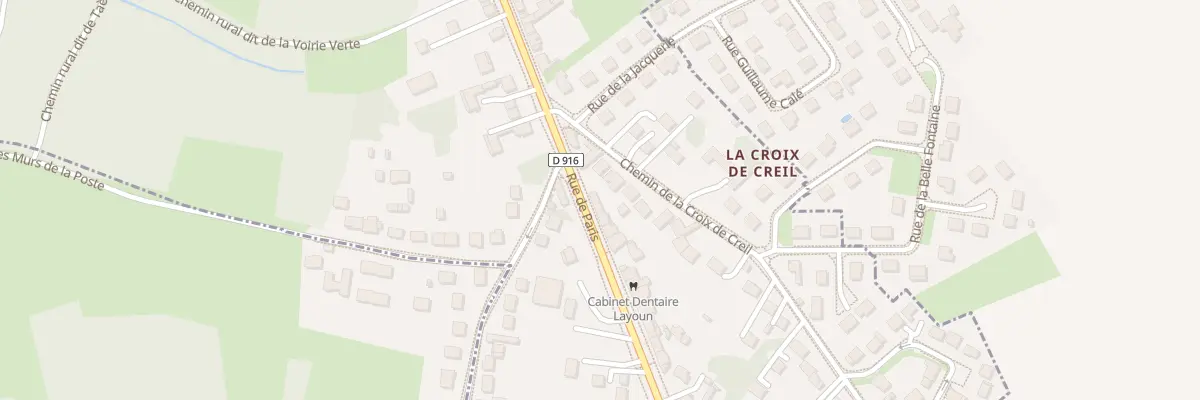 Plan du 83 Rue de Paris à Clermont