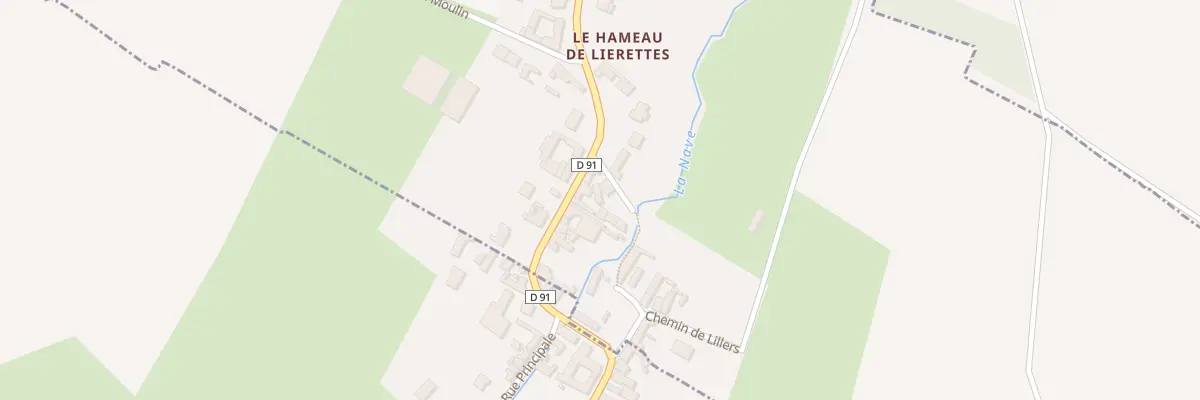 Plan du 27 Le Hameau de Lierettes à Lières