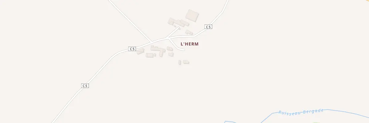 Plan du 5008 L’Herm à Faussergues