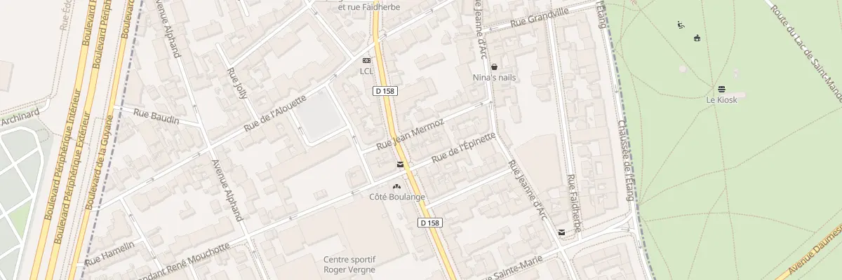 Plan du 15 Rue Jean Mermoz à Saint-Mandé
