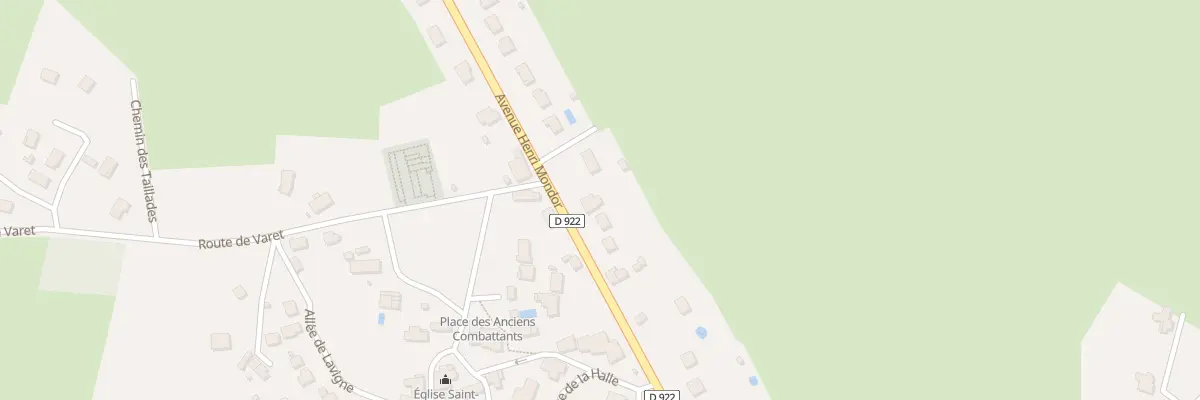 Plan du 38 Av Henri Mondor à Naucelles