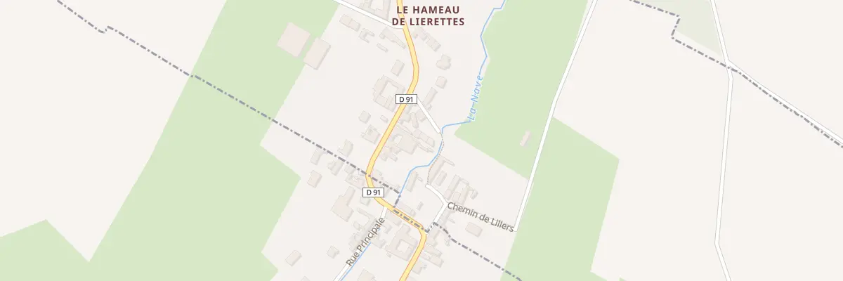 Plan du 23 Le Hameau de Lierettes à Lières