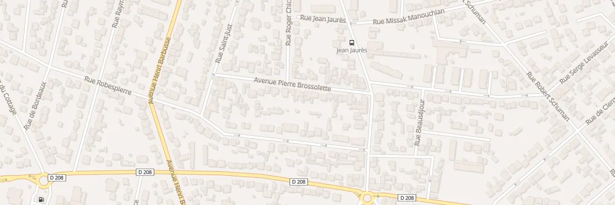 Plan du 11B Av Pierre Brossolette à Arnouville