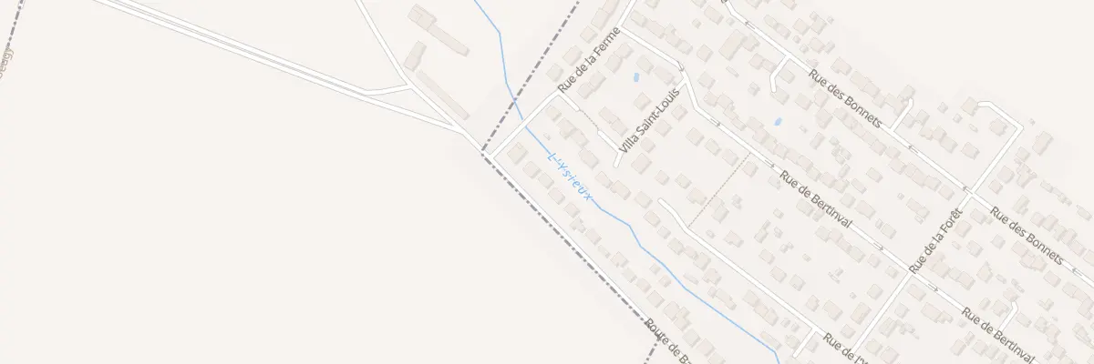 Plan du 124 Rte de Baillon à Chaumontel