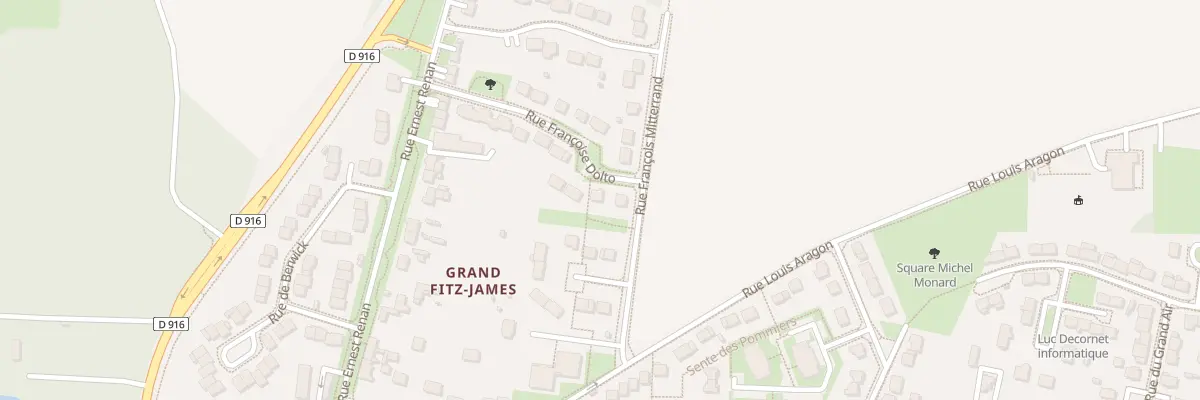 Plan du 3 Rue Francoise Dolto à Fitz-James