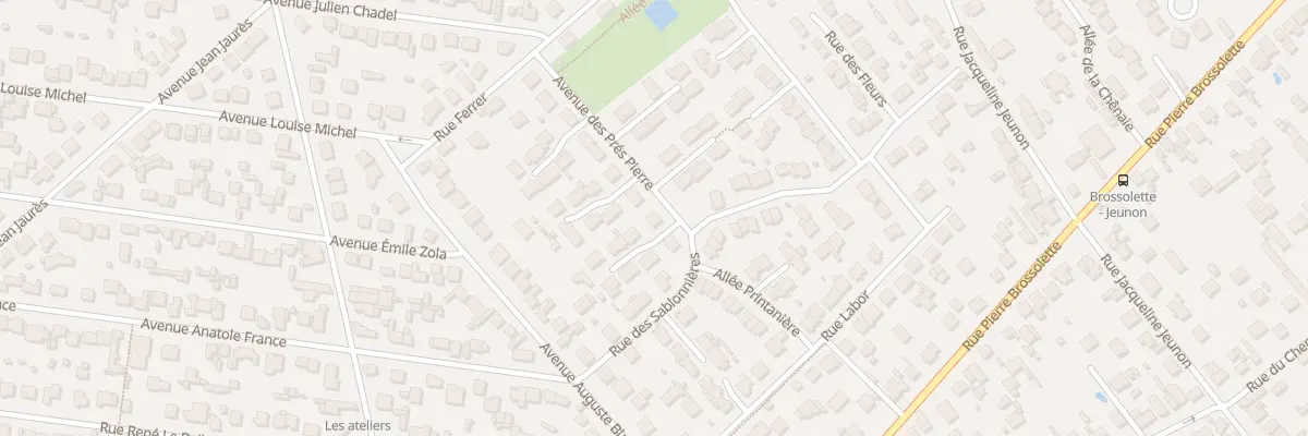 Plan du 40 Av des Prés Pierre à Draveil